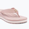 Papuci pentru femei Tommy Hilfiger Im Th Chainprint Midwedge Sandal foggy pink 7