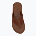 Papuci pentru bărbați Tommy Hilfiger Leather Beach Sandal winter cognac 5