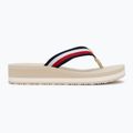 Papuci pentru femei Tommy Hilfiger Corp Mid Wedge Beach Sandal muslin 2