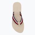 Papuci pentru femei Tommy Hilfiger Corp Mid Wedge Beach Sandal muslin 5