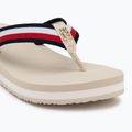 Papuci pentru femei Tommy Hilfiger Corp Mid Wedge Beach Sandal muslin 7