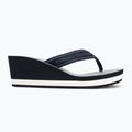 Papuci pentru femei Tommy Hilfiger Stripes Wedge Beach Sandal space blue 2
