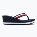 Papuci pentru femei Tommy Hilfiger Corporate Wedge Beach Sandal space blue 2