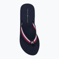 Papuci pentru femei Tommy Hilfiger Corporate Wedge Beach Sandal space blue 5