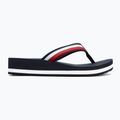 Papuci pentru femei Tommy Hilfiger Corp Mid Wedge Beach Sandal space blue 2