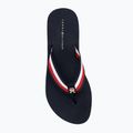 Papuci pentru femei Tommy Hilfiger Corp Mid Wedge Beach Sandal space blue 5