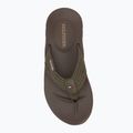 Papuci pentru bărbați Tommy Hilfiger Molded Web Beach Sandal army green 5