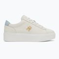 Încălțăminte pentru femei Tommy Hilfiger Platform Court ecru/breezy blue 2