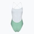 Costum de baie dintr-o piesă pentru femei Tommy Hilfiger Straight One Piece seersucker radiant green/white 2