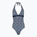 Costum de baie dintr-o bucată pentru femei Tommy Hilfiger Halter One Piece Rp Print illustrated wave dark night navy