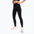 Jambiere de antrenament pentru femei Tommy Hilfiger Hw Branded Tape Full Length negru