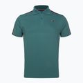 Tricou de antrenament pentru bărbați Tommy Hilfiger Textured Tape Polo verde 5