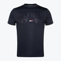 Tricou de antrenament Tommy Hilfiger Graphic albastru pentru bărbați 5