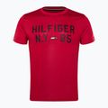 Tricou de antrenament Tommy Hilfiger Graphic roșu pentru bărbați 5