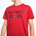 Tricou de antrenament Tommy Hilfiger Graphic roșu pentru bărbați 4