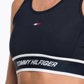 Tommy Hilfiger Mid Int Tape Racer Back sutien de fitness albastru 4