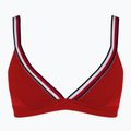 Partea de sus a costumului de baie Tommy Hilfiger Triangle Rp primary red