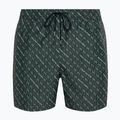 Pantaloni scurți de înot pentru bărbați Tommy Hilfiger Medium Drawstring Print new york geo green