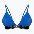 Partea de sus a costumului de baie Tommy Jeans Triangle RP persian blue