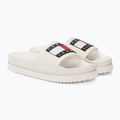 Șlapi pentru femei Tommy Jeans Elevated Flatform Slide ecru 4