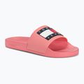 Șlapi pentru femei Tommy Jeans Flag Pool Slide Ess tickled pink