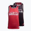 Tank top de antrenament pentru bărbați Gorilla Wear Keene red/black 11