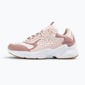 Pantofi FILA Collene Logo pale mauve/white 8