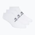 Șosete pentru bărbați SKECHERS Microfiber Non Terry No Show 3 pary white traditional