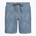 Pantaloni scurți de baie pentru bărbați Hurley Pineapple Volley Swim Short Blue/Brown