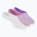 Șosete pentru femei SKECHERS Non Terry No Show Liner 3 pary white/purple