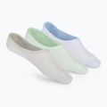 Șosete pentru femei SKECHERS Non Terry No Show Liner 3 pary blue/green