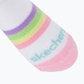 Șosete pentru copii SKECHERS Heel/Toe Terry Low Cut 6 par white/light pink 9