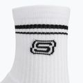 Șosete SKECHERS Full Terry Low Crew white traditional 3