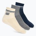 Șosete pentru copii SKECHERS Full Terry Low Crew 3 perechi white/blue