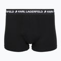 Boxeri pentru bărbați KARL LAGERFELD Logo Trunk 3 perechi black/white/navy 4