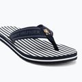Papuci pentru femei Tommy Hilfiger Stripes Beach Sandal space blue 7