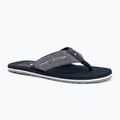 Papuci pentru bărbați Tommy Hilfiger Chambray Beach Sandal desert sky