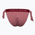 Partea de jos a costumului de baie Tommy Hilfiger Cheeky Side Tie Bikini Print floral stripe regatta red 2