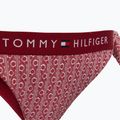 Partea de jos a costumului de baie Tommy Hilfiger Cheeky Side Tie Bikini Print floral stripe regatta red 3