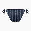 Partea de jos a costumului de baie Tommy Hilfiger Cheeky String Side Tie Print flag chain dark night navy 2