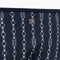 Partea de jos a costumului de baie Tommy Hilfiger Cheeky String Side Tie Print flag chain dark night navy 3