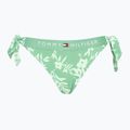 Partea de jos a costumului de baie Tommy Hilfiger Cheeky Side Tie Bikini Print floral tropic aop fort green