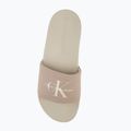 Papuci pentru bărbați  Calvin Klein YM0YM01271 Slide Monogram Cv eggshell/atmosphere 5