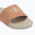 Papuci pentru femei  Calvin Klein YW0YW01835 Slide Monogram Wn tuscany/eggshell 7