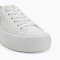 Încălțăminte pentru femei Calvin Klein YW0YW01763 Vulc Flatform Low Cv MG triple bright white 5