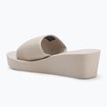 Papuci pentru femei Calvin Klein YW0YW01725 Beach Wedge Slide Canvas eggshell 3