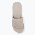 Papuci pentru femei Calvin Klein YW0YW01725 Beach Wedge Slide Canvas eggshell 5