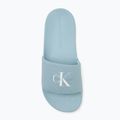 Papuci pentru femei  Calvin Klein YW0YW01835 Slide Monogram Wn triple cloud blue 5
