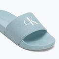 Papuci pentru femei  Calvin Klein YW0YW01835 Slide Monogram Wn triple cloud blue 7