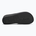 Papuci pentru femei Calvin Klein YW0YW01725 Beach Wedge Slide Canvas triple black 4